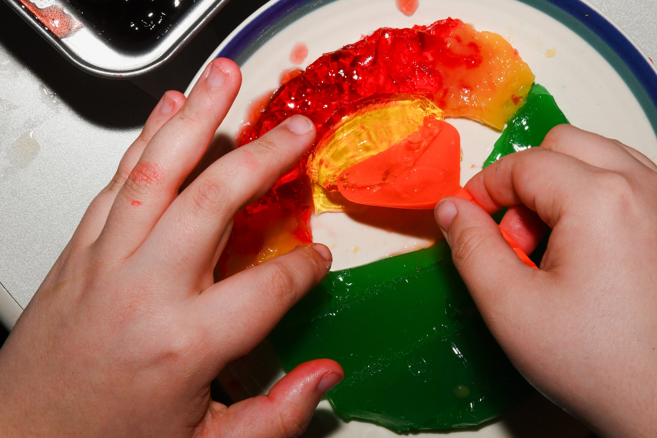 I tried to make Jell-O art for a fundraiser. It could have gone better.
